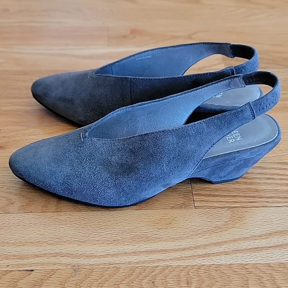Eileen Fisher Vero Cuoio Leather Shoes - Picture 3 of 15
